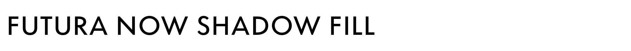 Futura Now Shadow Fill image